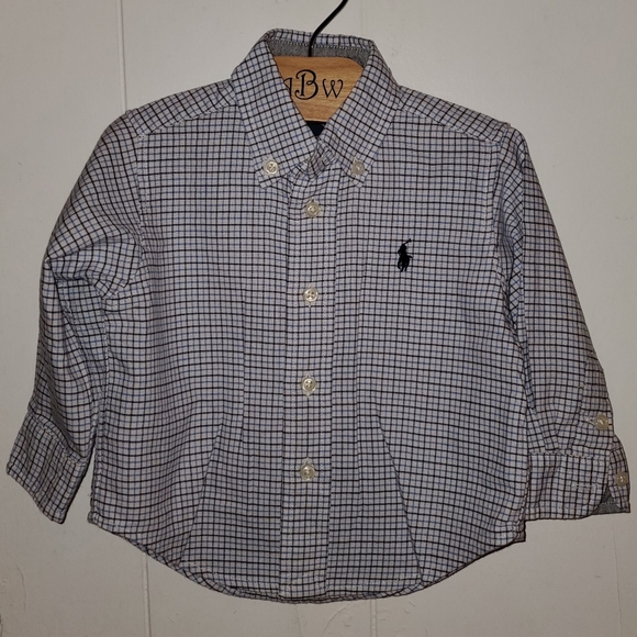 RL Plaid Cotton Poplin Shirt